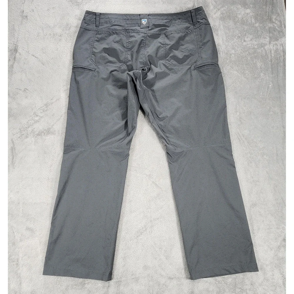 Kuhl‎ Silencr Pants Mens 40x30 Gray Ripstop Hiking Outdoor Stretch Nylon - Picture 6 of 16